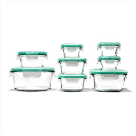 OXO Good Grips 4 cup glass container for airtight meal prep and leftovers
