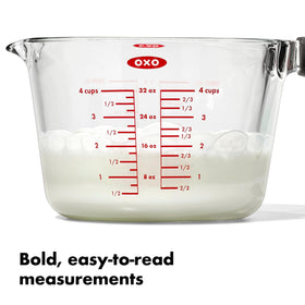 OXO Good Grips non-slip handle stays secure in wet hands