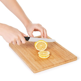 OXO Good Grips knife is dishwasher-safe for easy cleanup after meals.