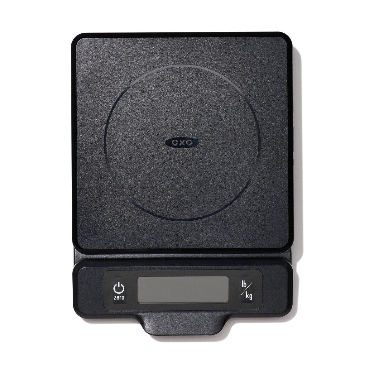 OXO Good Grips 5-lb scale with pull-out display for easy, shadow-free reading.