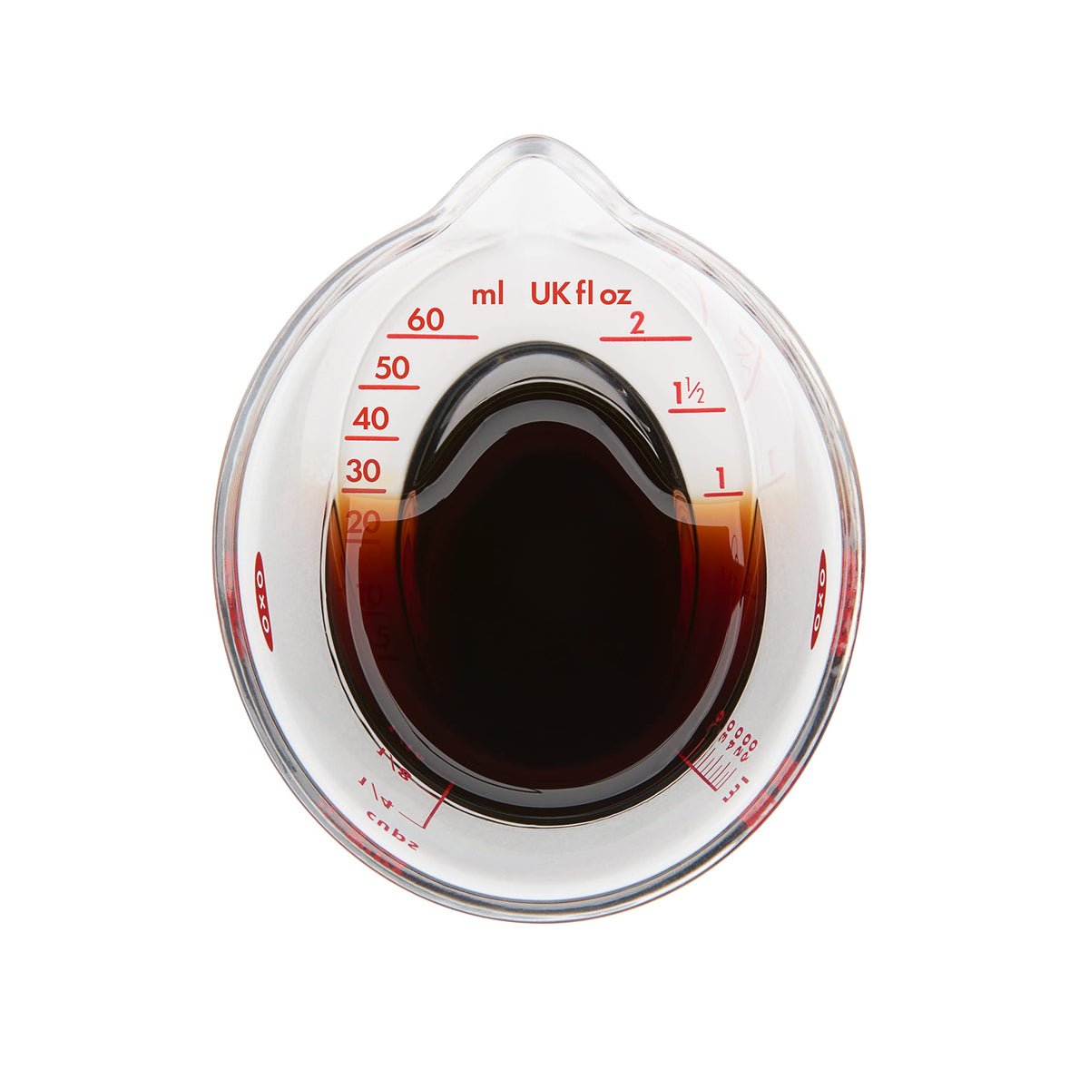 OXO Good Grips angled interior lets you see metric and imperial marks