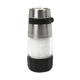 OXO Good Grips Accent Salt Grinder clear acrylic body shows contents at a glance.