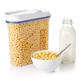 Silicone gasket on the OXO dispenser is dishwasher safe for easy cleaning
