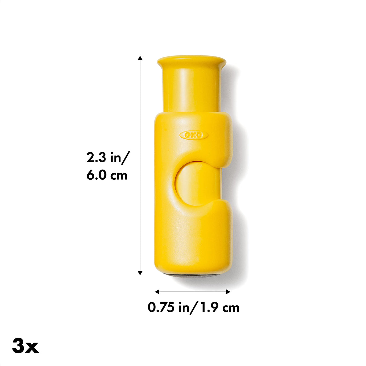 OXO Good Grips Bag Cinch in bright color for quick identification in drawers