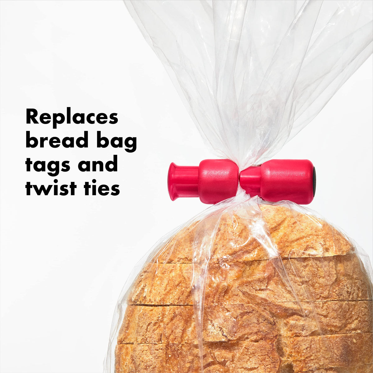 OXO Good Grips Bag Cinch used to seal frozen fruit bags securely