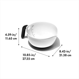 OXO Good Grips batter bowl with non-slip base for stable mixing