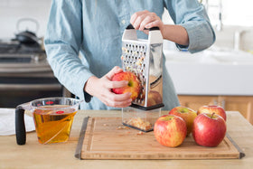 OXO Good Grips Box Grater soft non-slip handle for comfortable grating sessions
