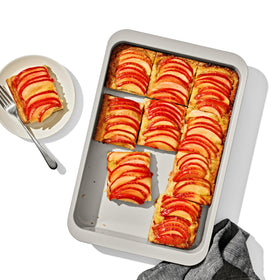 OXO Good Grips bakeware ready for hand washing to maintain coating