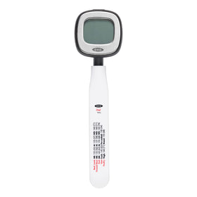 OXO Good Grips Chef's Precision thermometer angled view for fast, accurate readings