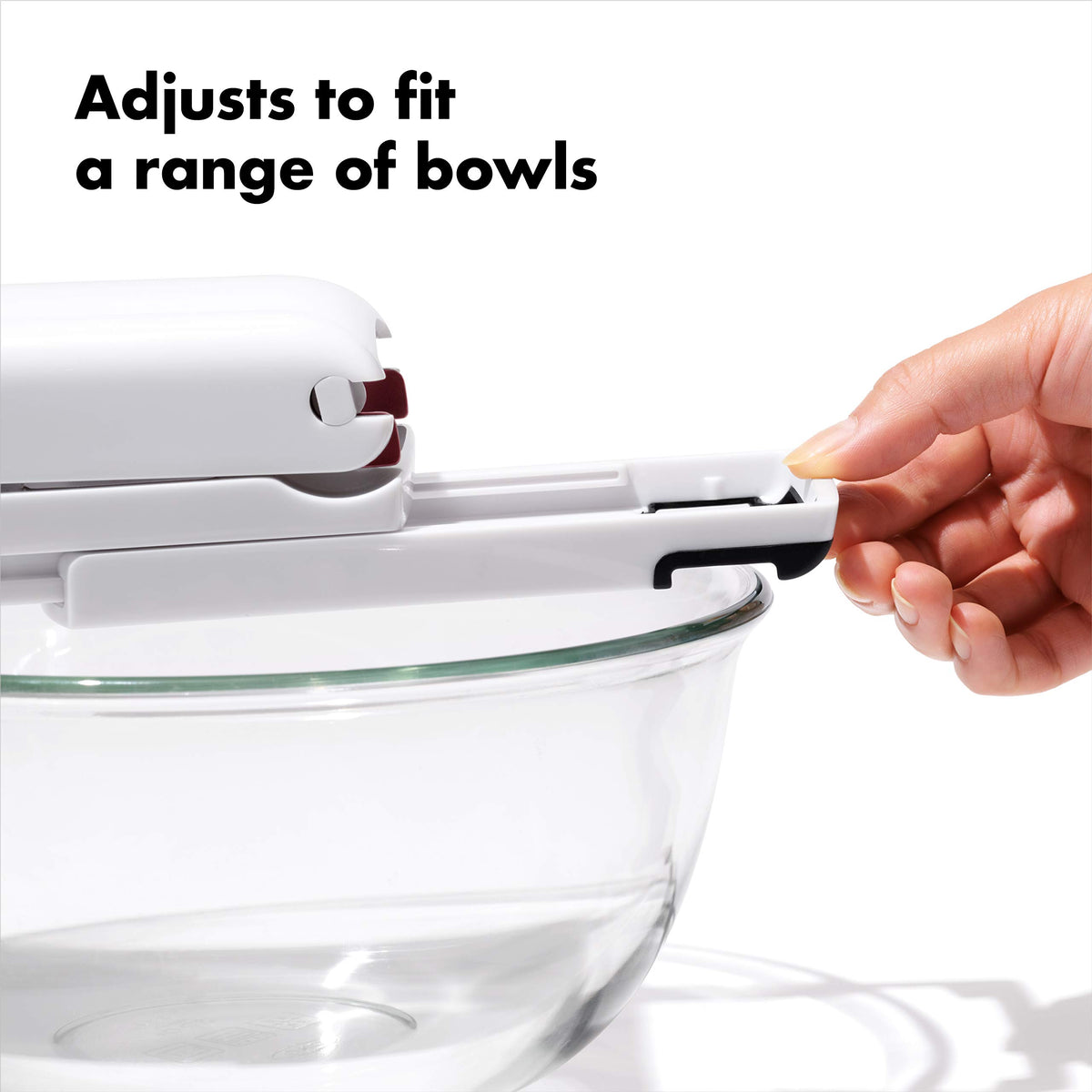 OXO Good Grips adjustable base fits many bowls for flexible pitting