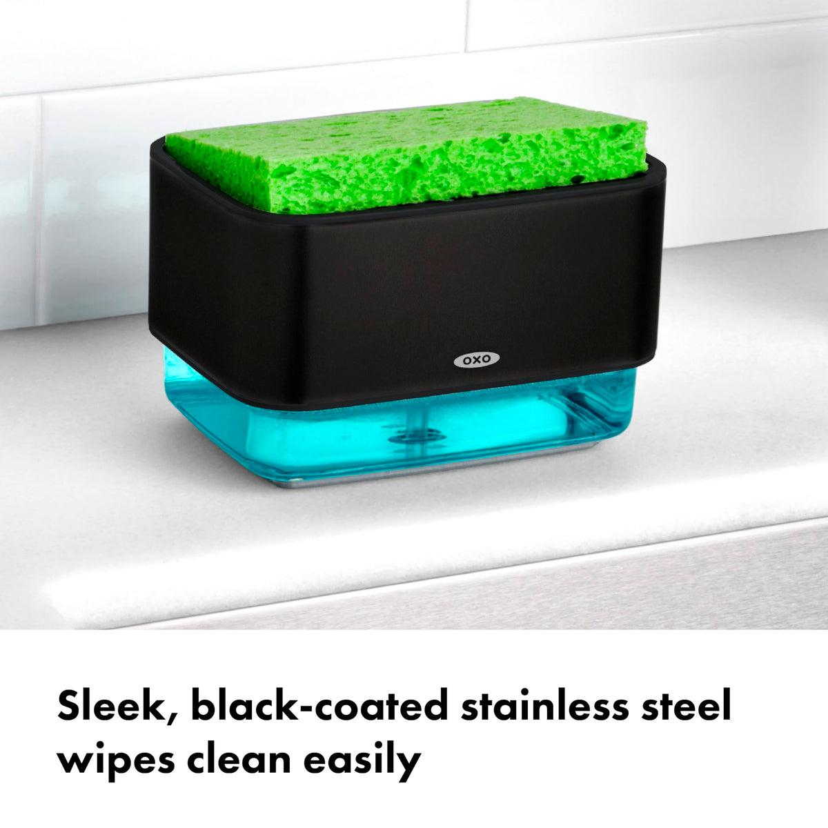 OXO Good Grips clear body displays soap level for timely refills