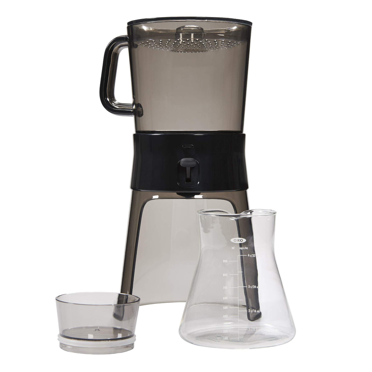 OXO Good Grips Rainmaker evenly distributes water for smooth cold brew concentrate.
