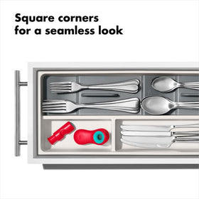 OXO Good Grips Compact Utensil Organizer removable tray for easy cleaning