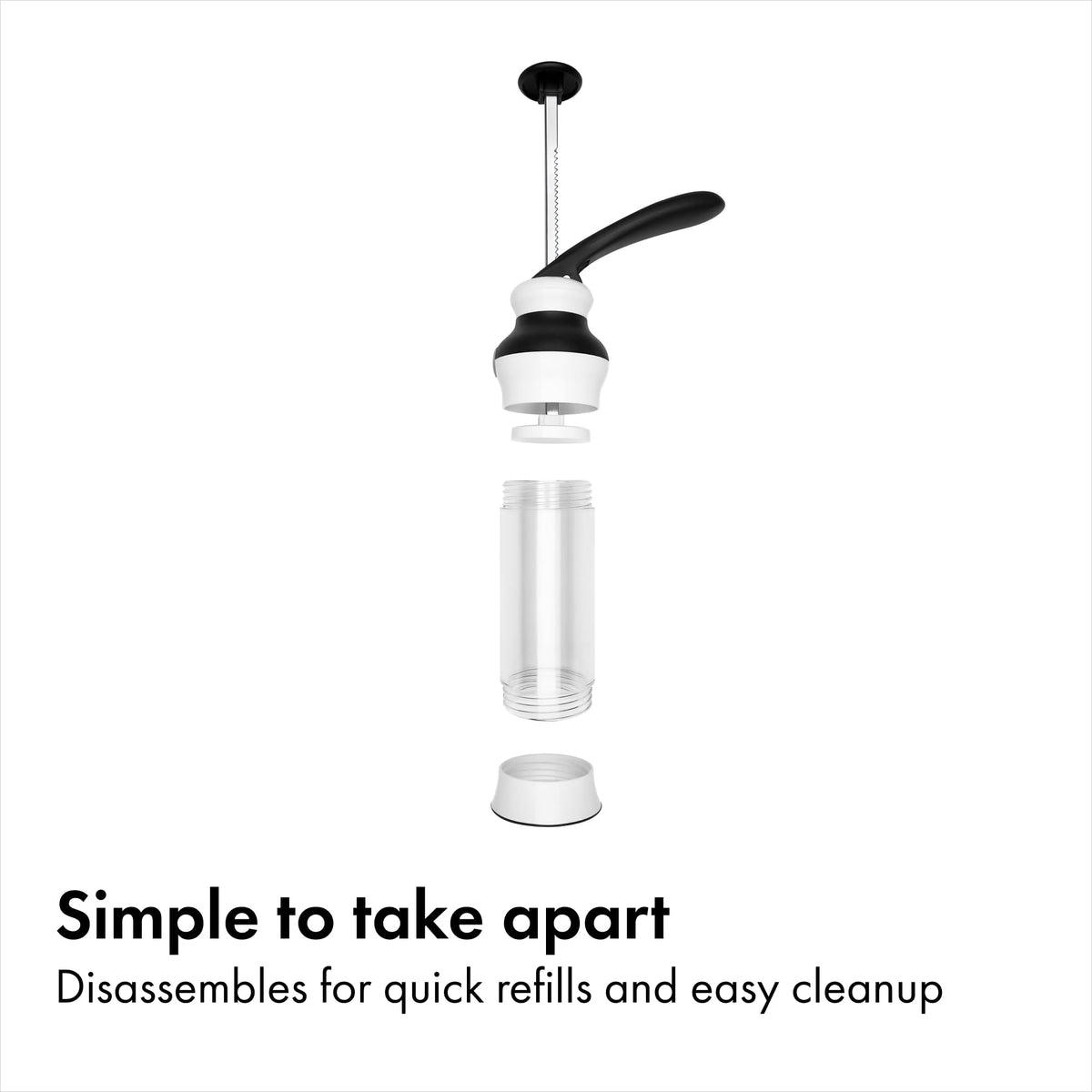 OXO Good Grips cookie press lever for comfortable, high-volume cookie making.