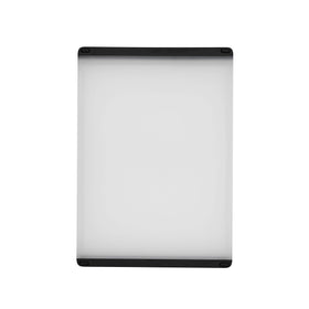 OXO Good Grips cutting board top view for efficient meal prep and mess-free surfaces