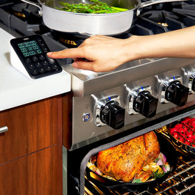 OXO Good Grips timer ships with three AAA batteries