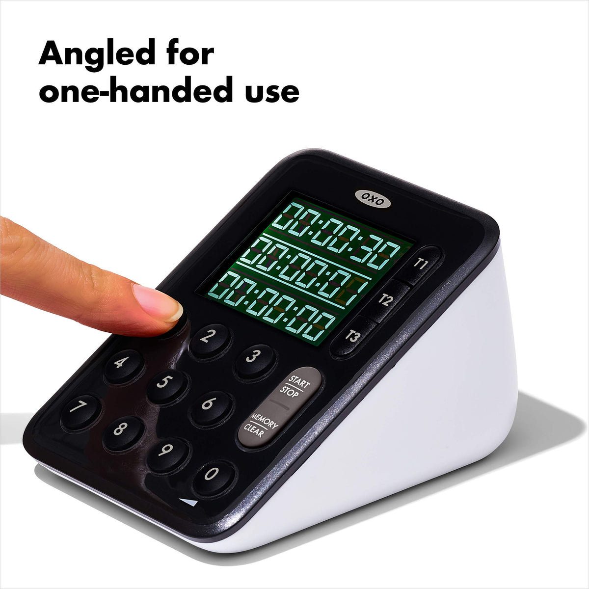 OXO Good Grips timer large-screen display supports at-a-glance timing