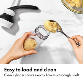 OXO Good Grips disk fleur-de-lis for festive cookies.
