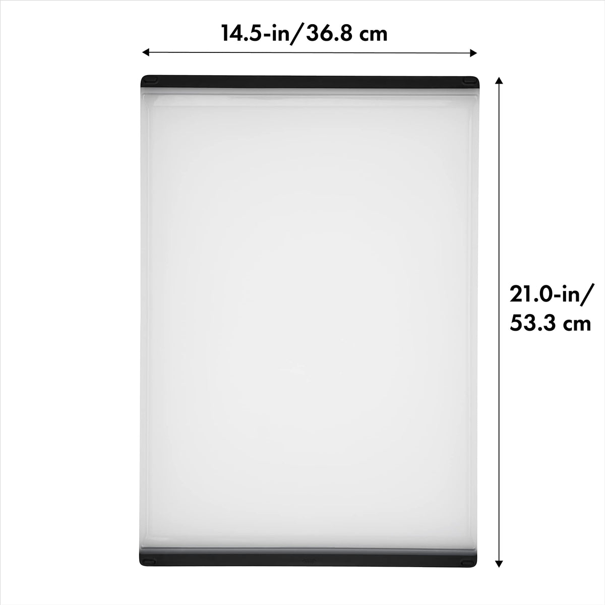 OXO Good Grips double-sided surface resists odors while protecting blades