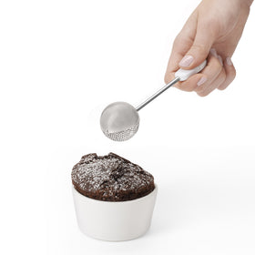 OXO Good Grips dusting wand locks closed for compact storage.