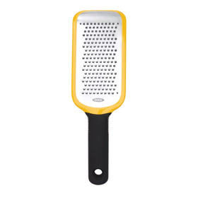 OXO Good Grips Etched Medium Grater close-up of sharp surface for fast zesting