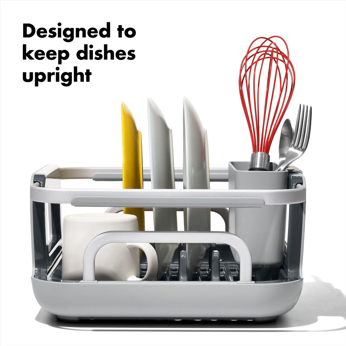OXO Good Grips extendable arms adjusting to different sink sizes