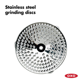 Soft, non-slip handle provides comfortable turning during use.