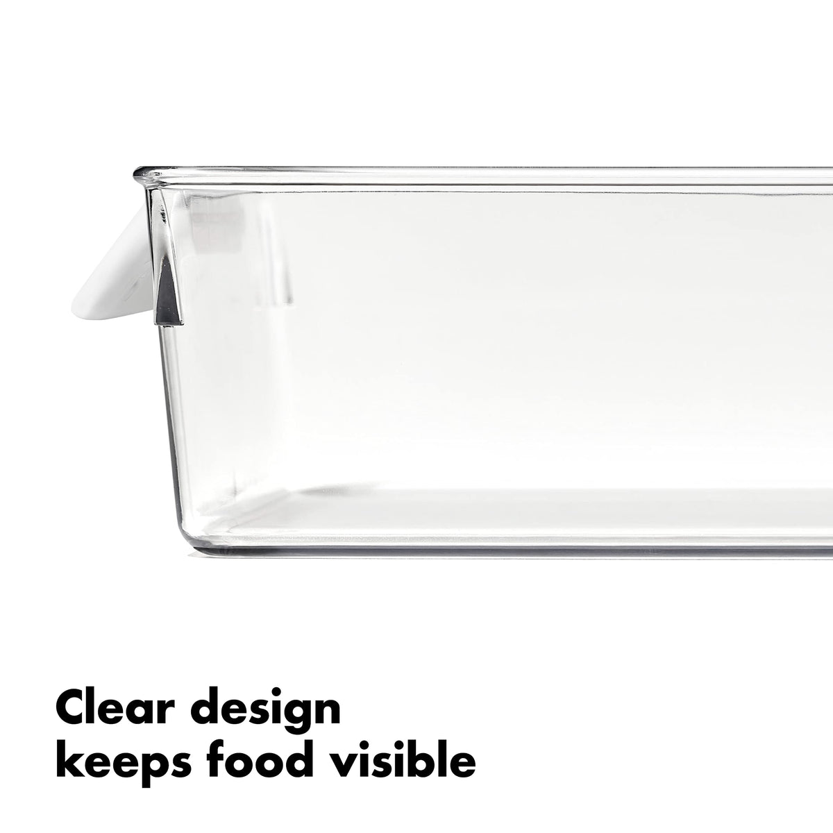 OXO Good Grips easy install fridge bin simplifies reorganization