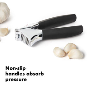 OXO Good Grips Garlic Press is dishwasher safe for simple cleaning.