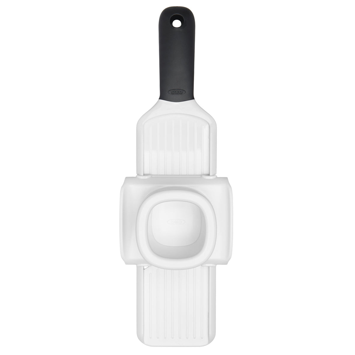 OXO Good Grips Garlic Slicer soft non-slip handle enables comfortable use