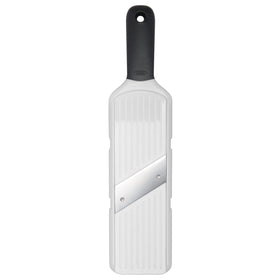 OXO Good Grips Garlic Slicer compact design supports easy cabinet storage