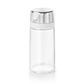 OXO Good Grips glass sugar dispenser hand-wash-only care guidance.