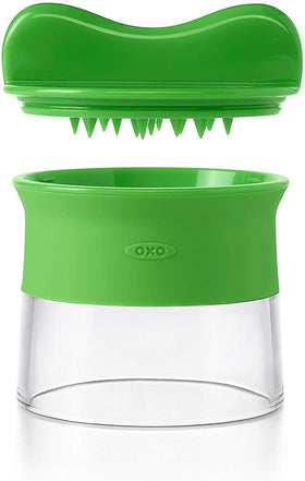 OXO Good Grips spiralizer non-slip grip steadies turning for consistent spirals.