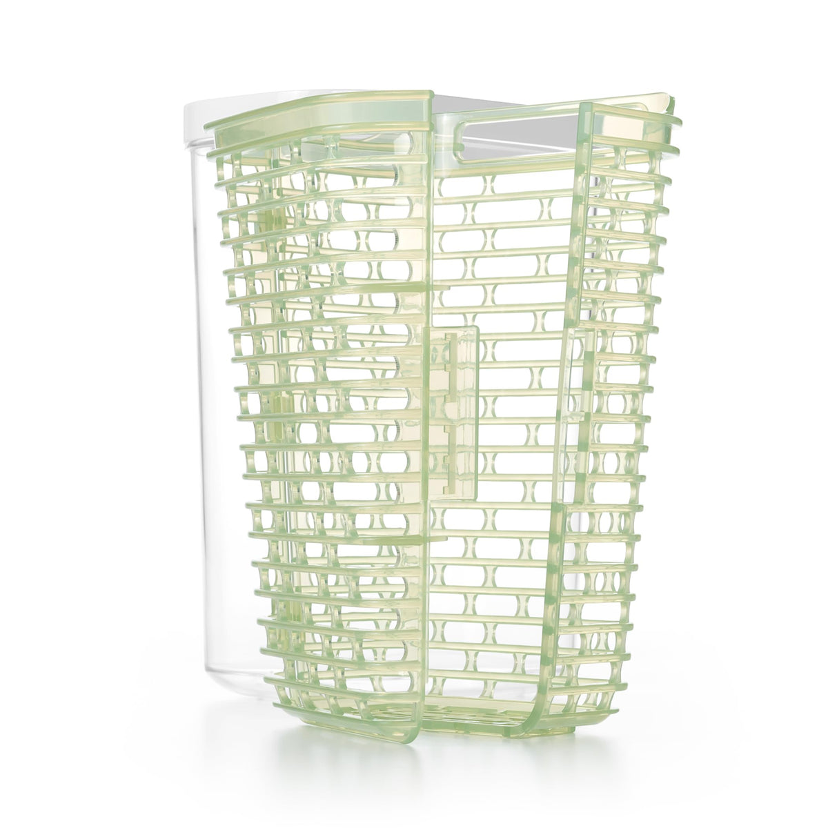 OXO Good Grips herb keeper keeps basil crisp and ready to use.