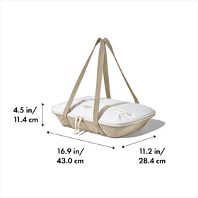 OXO Good Grips carrier features foam-insulated lining to keep casseroles hot or cold.