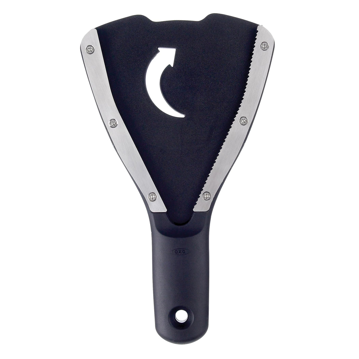 OXO Good Grips Jar Opener with Base Pad stabilizes jars for easy twisting.