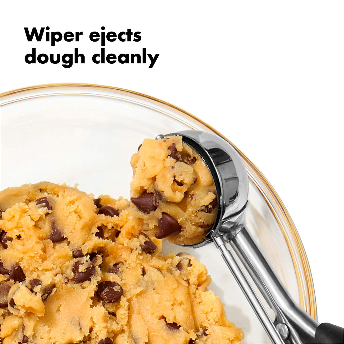 Lifts cookies from sheet smoothly for quick cooling with the OXO scoop