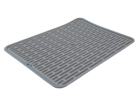 OXO Good Grips Large Silicone Drying Mat top view, ideal for air-drying large dishes