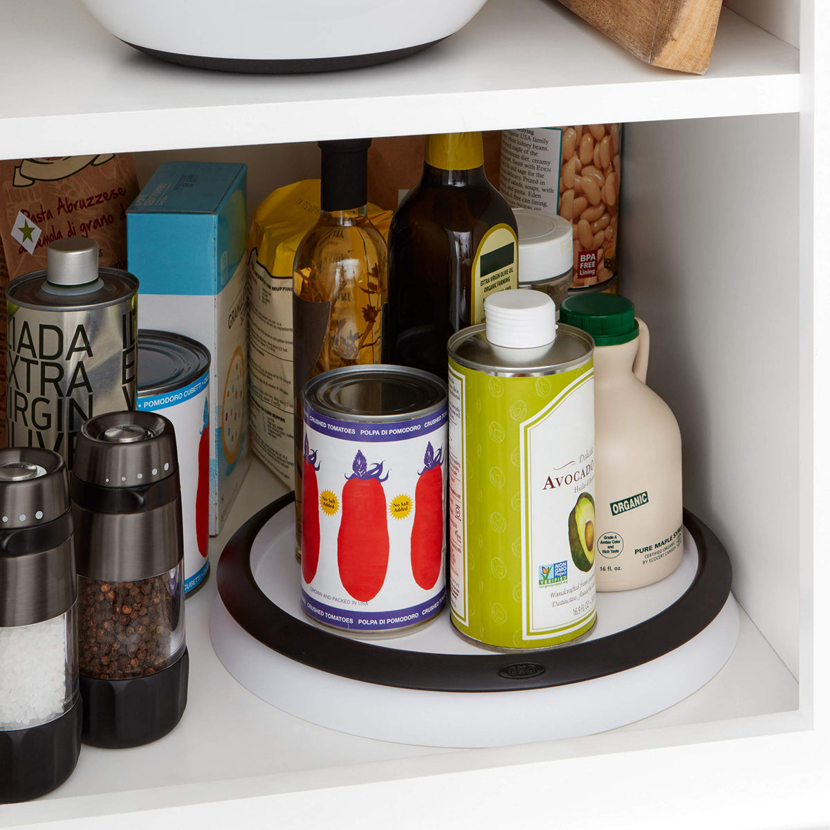 OXO Good Grips Lazy Susan countertop-use keeps essentials within reach