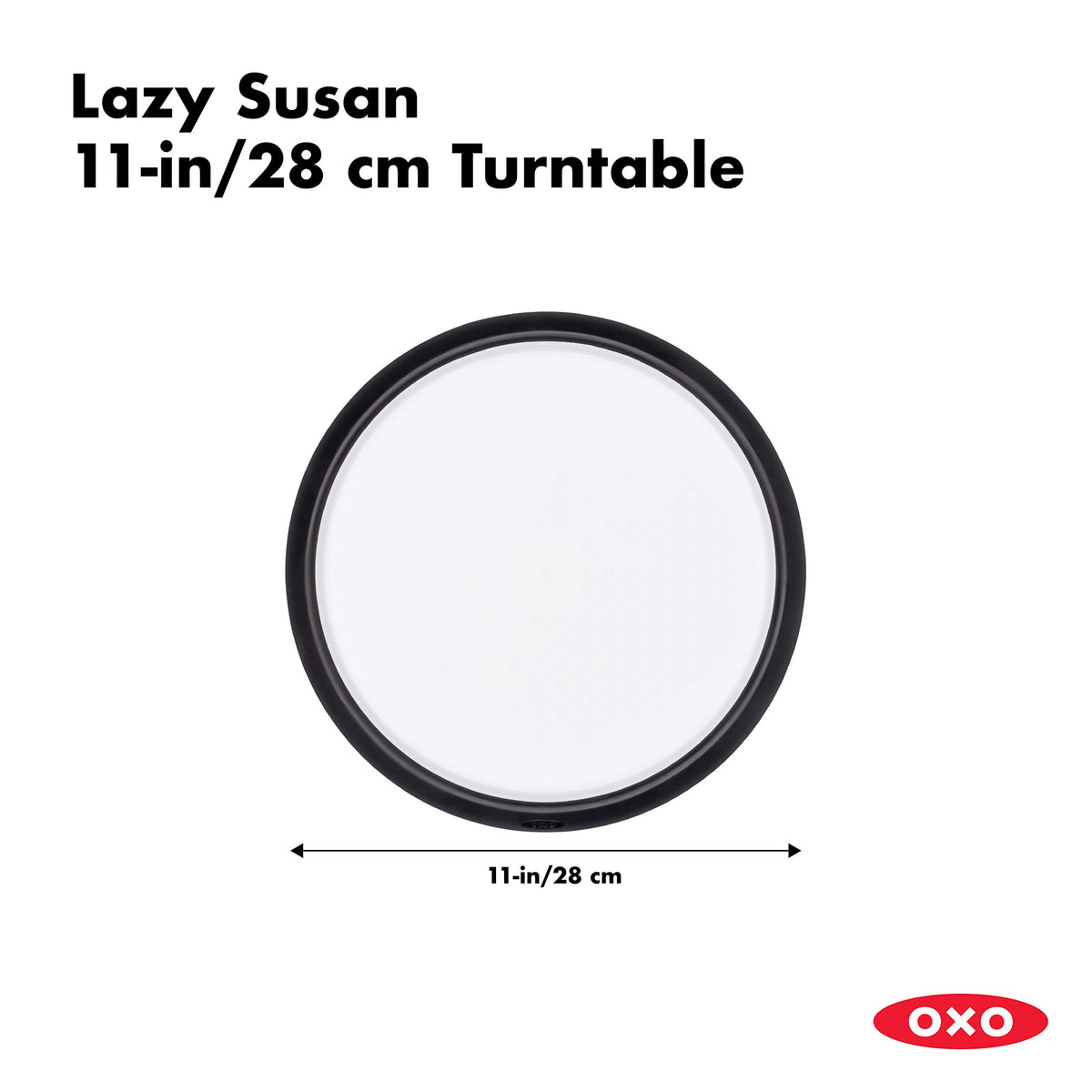 OXO Good Grips Lazy Susan durable ball bearings rotate smoothly