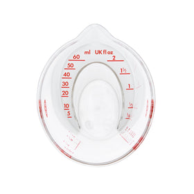 OXO jug features a generous spout for controlled pouring and precise dosing