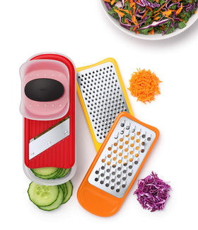 OXO Good Grips measuring container stores ingredients and doubles as a lid