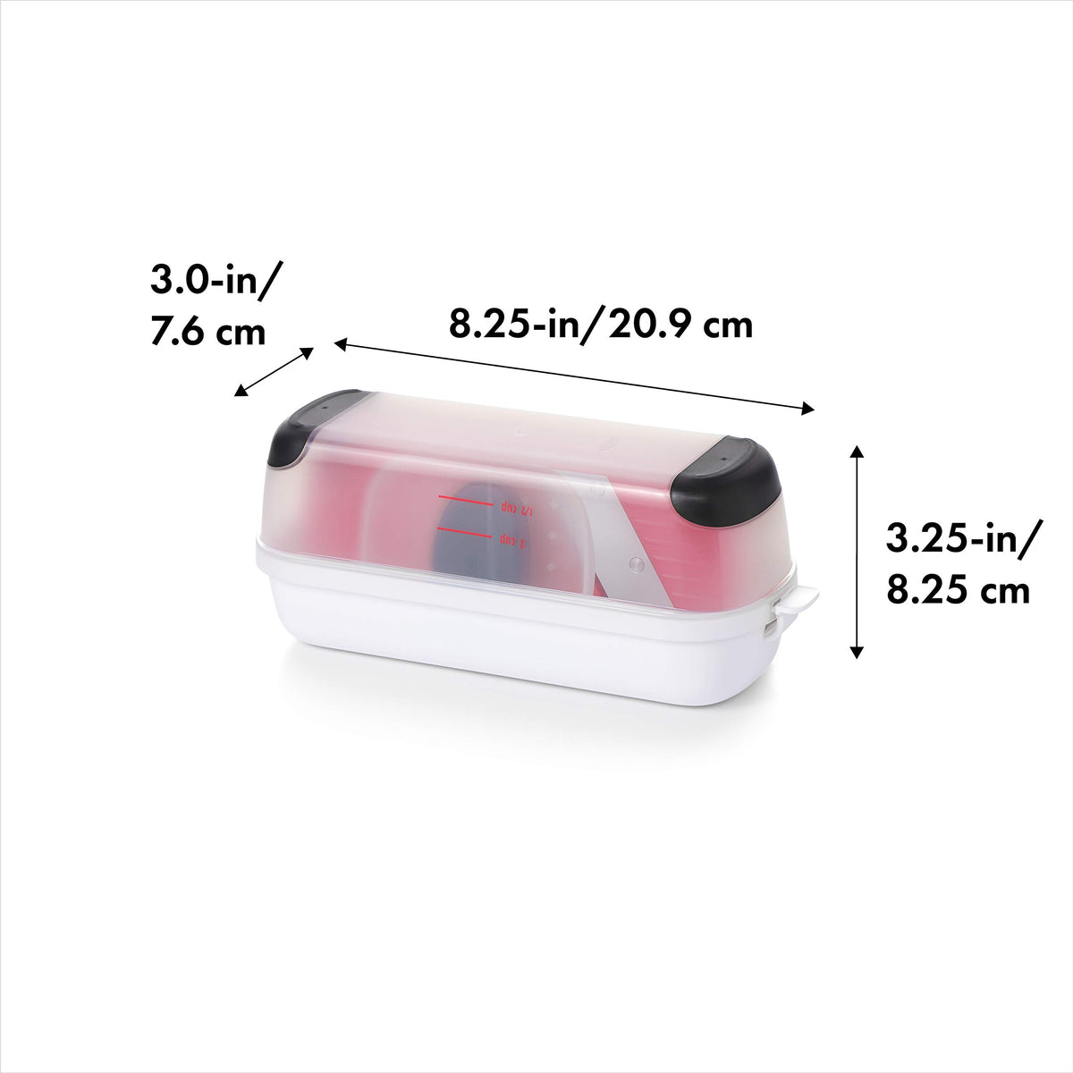 OXO Good Grips mini set medium-grater produces fluffy shavings from hard cheeses