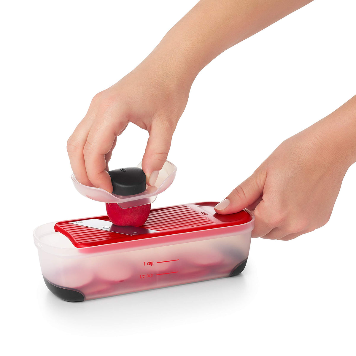 OXO Good Grips compact storage design fits drawers and cabinets