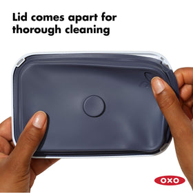 OXO Good Grips Mini POP compact design saves space in tight areas.