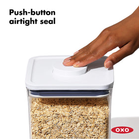 OXO Good Grips Mini POP fill lines visible for quick portioning.