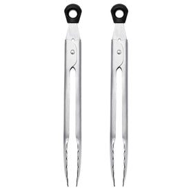 OXO Good Grips mini tongs in 7-inch compact size for small-batch serving.