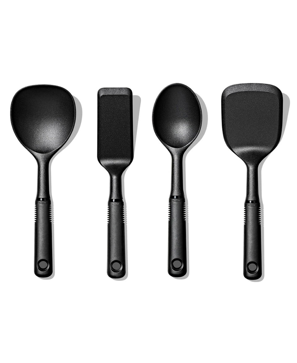 OXO Good Grips Mini Turner for small pans, non-stick safe and dishwasher friendly.