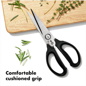 OXO Good Grips scissors pull-apart blades for thorough cleaning