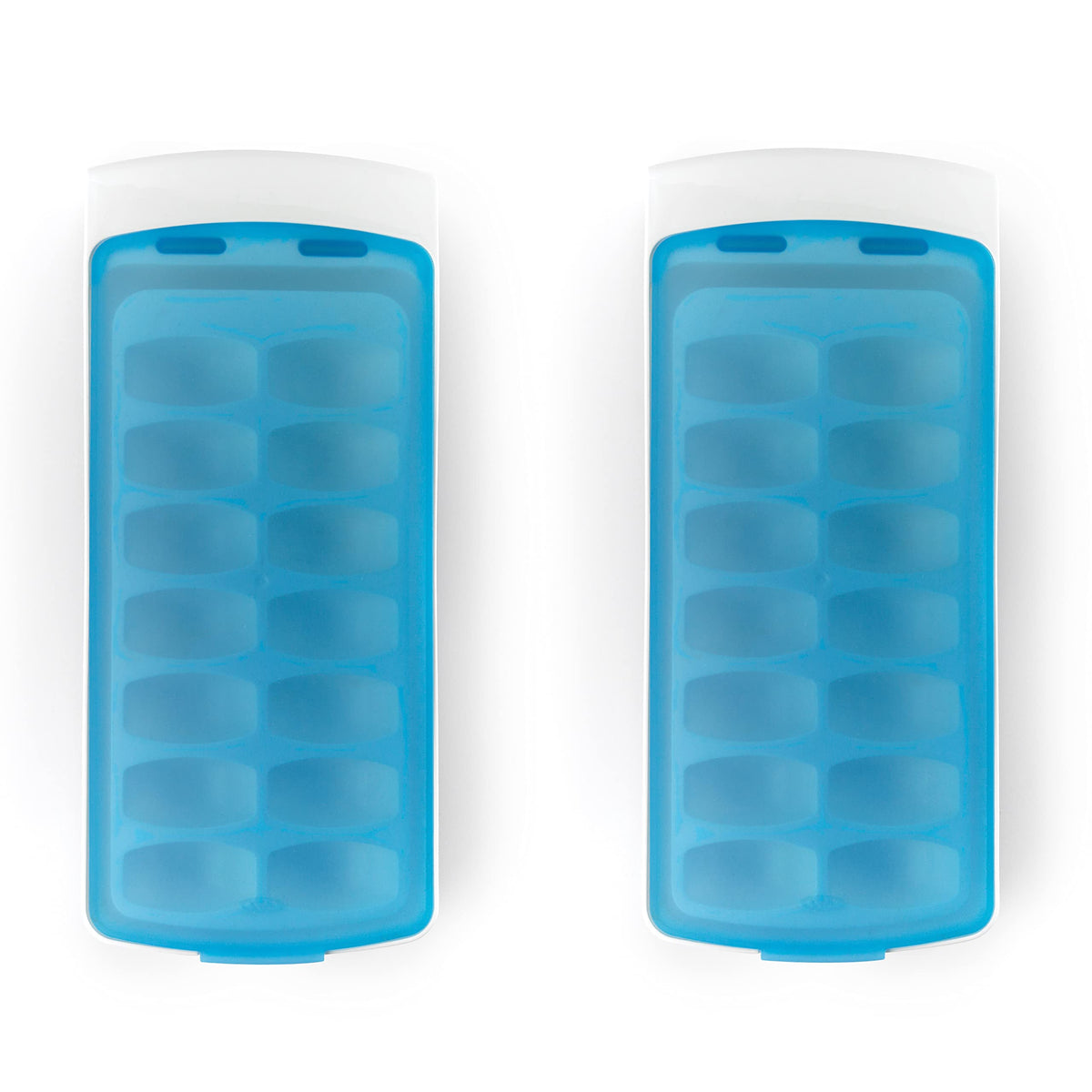 OXO Good Grips no-spill ice tray with silicone lid for spill-free filling